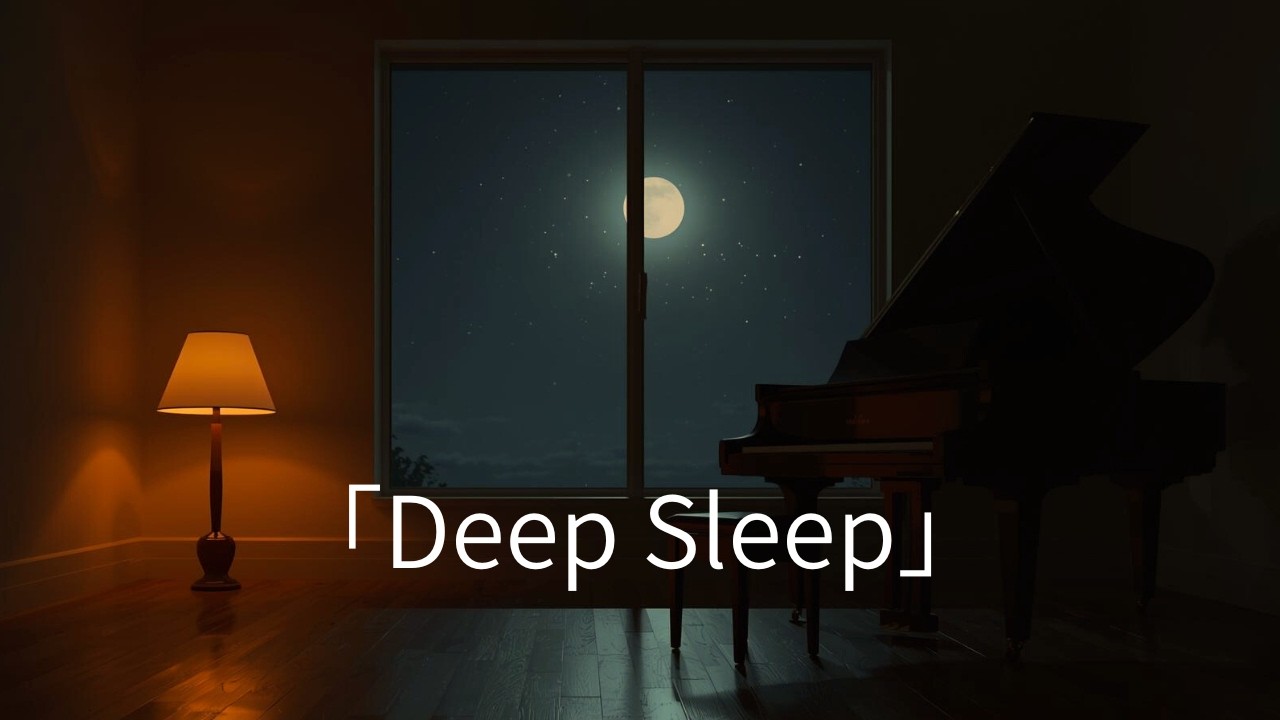 【やさしい夜の子守歌ピアノ】深い眠りへ導く睡眠音楽 / Gentle Night Lullaby Piano for Deep Sleep