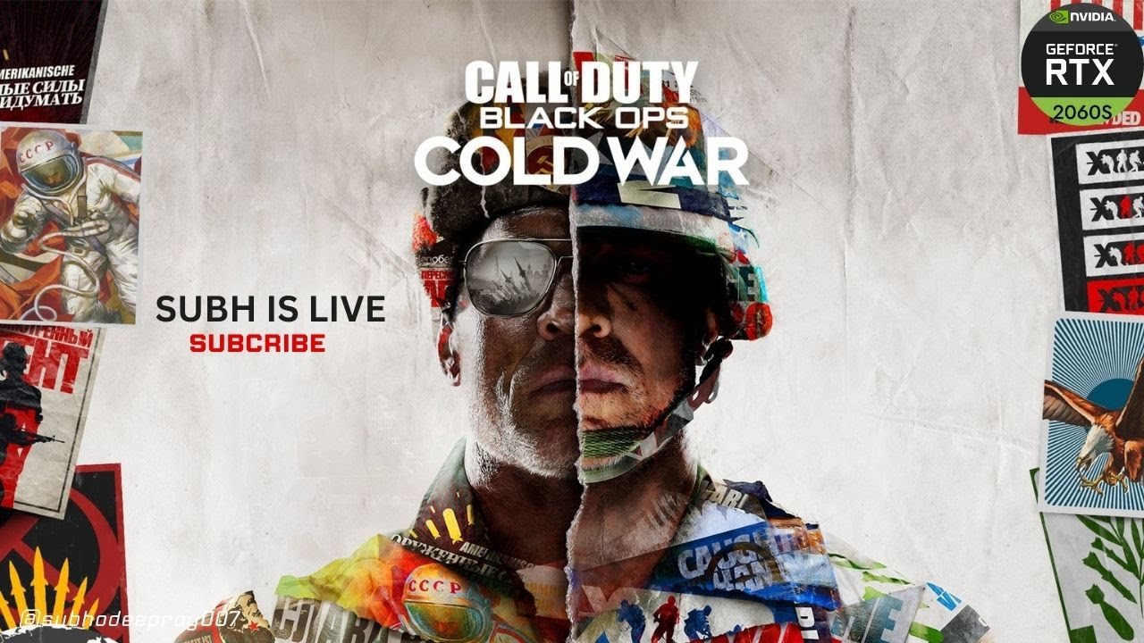 CALL OF DUTY BLACK OPS COLD WAR 🔥 | BGMI WITH SUBH