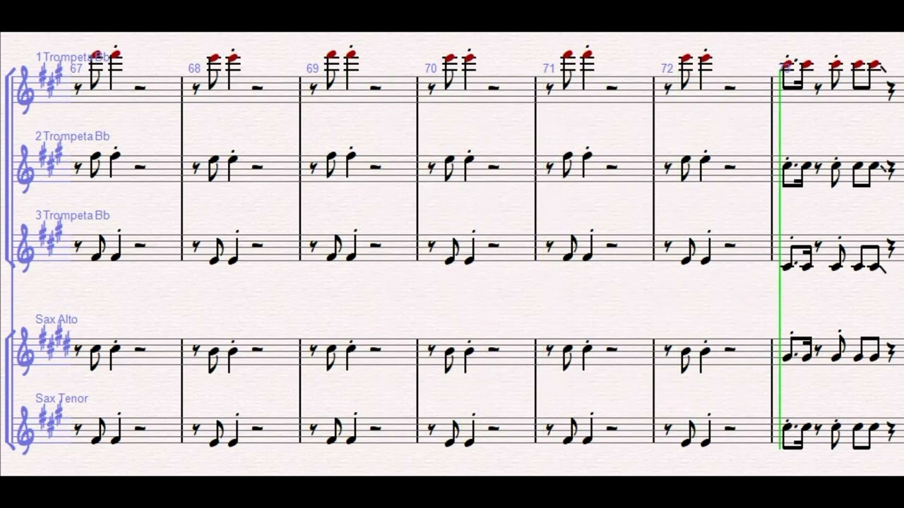 🎺 Merengue – Poderoso de Israel / Cantaré al Señor – Reynaldo “Chino” | Metales – Versión Educativa