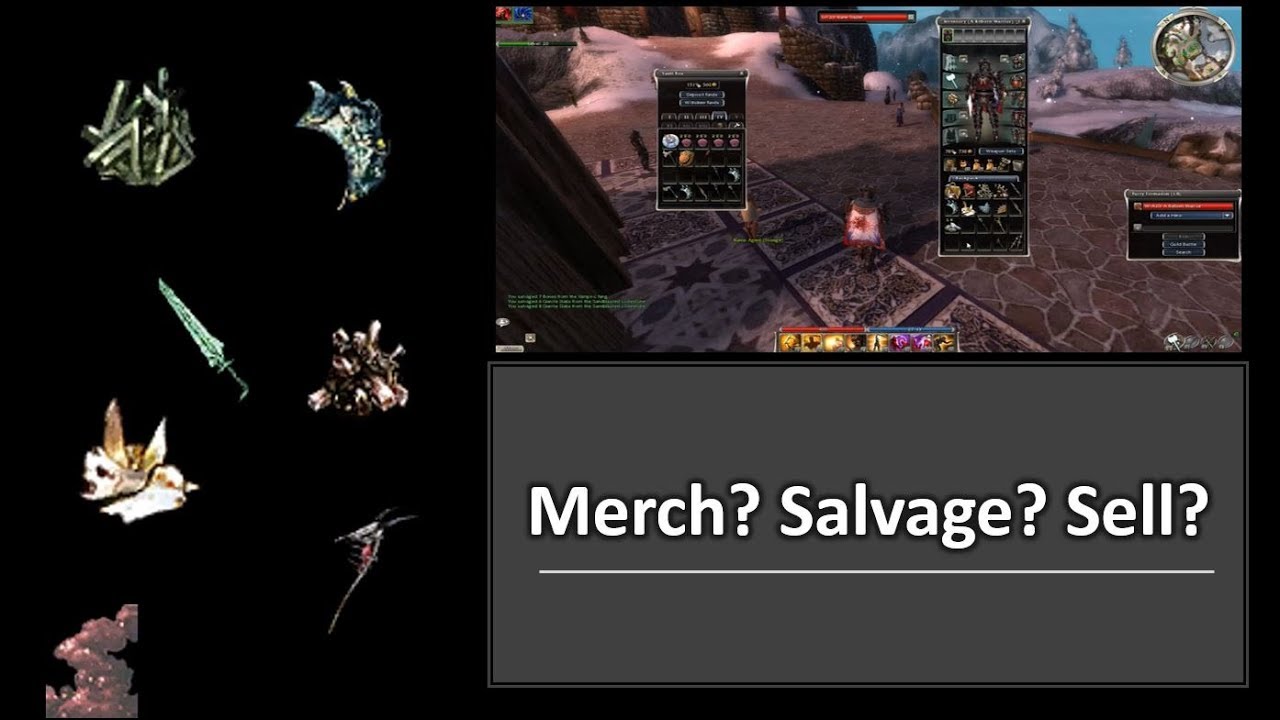 Guild Wars: Что продавать? Товары или утиль? Что оставить на продажу?