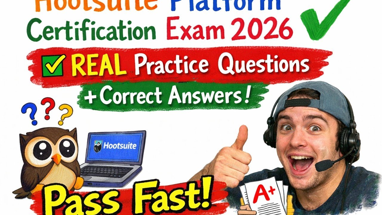 Hootsuite Platform Certification Exam 2026 ✅ REAL Practice Questions + Correct Answers (Pass Fast!)