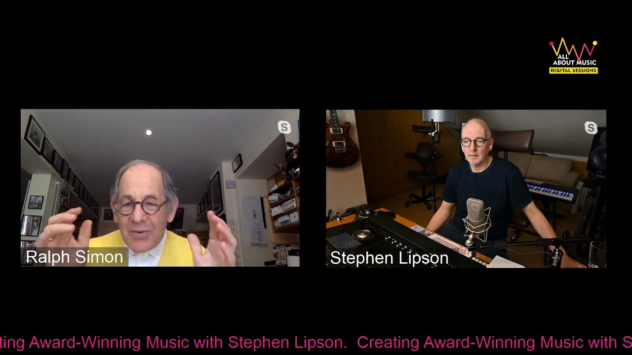 #AAMdigitalsessions -Stephen Lipson in Conversation with Ralph Simon