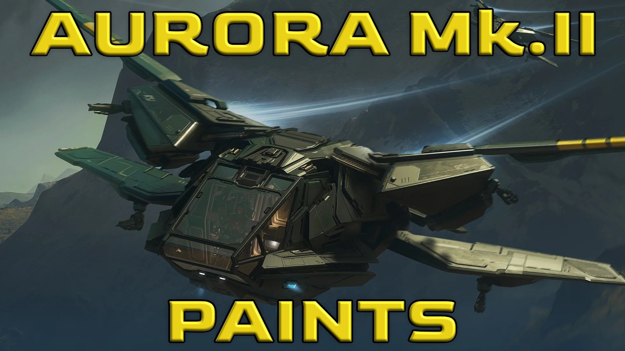 RSI Aurora Mk II Paint Showcase 4k - Star Citizen