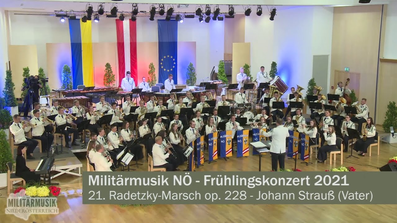 Frühjahrskonzert 2021 - 21. Radetzky Marsch - Johann Strauß (Vater)