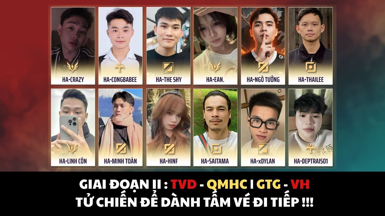 TRỰC TIẾP | TVD - QMHC | GTG - VH | GIAI ĐOẠN 2 GIẢI ĐẤU HAPPY ANGELS OF ESPORT MÙA III