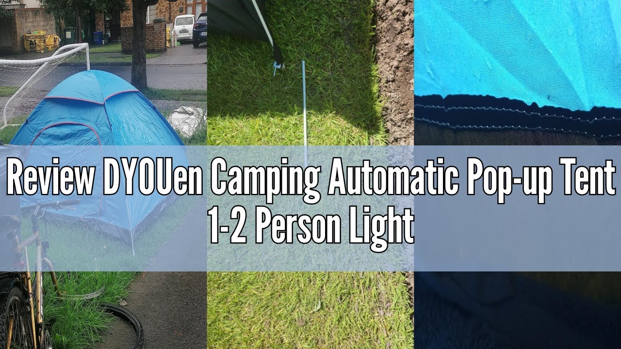 Review DYOUen Camping Automatic Pop-up Tent 1-2 Person Lightweight Tent, Large Tent, Hiking Tent, Ca
