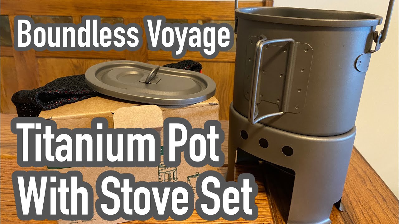 Boundless Voyage Titanium Pot with Stove Set