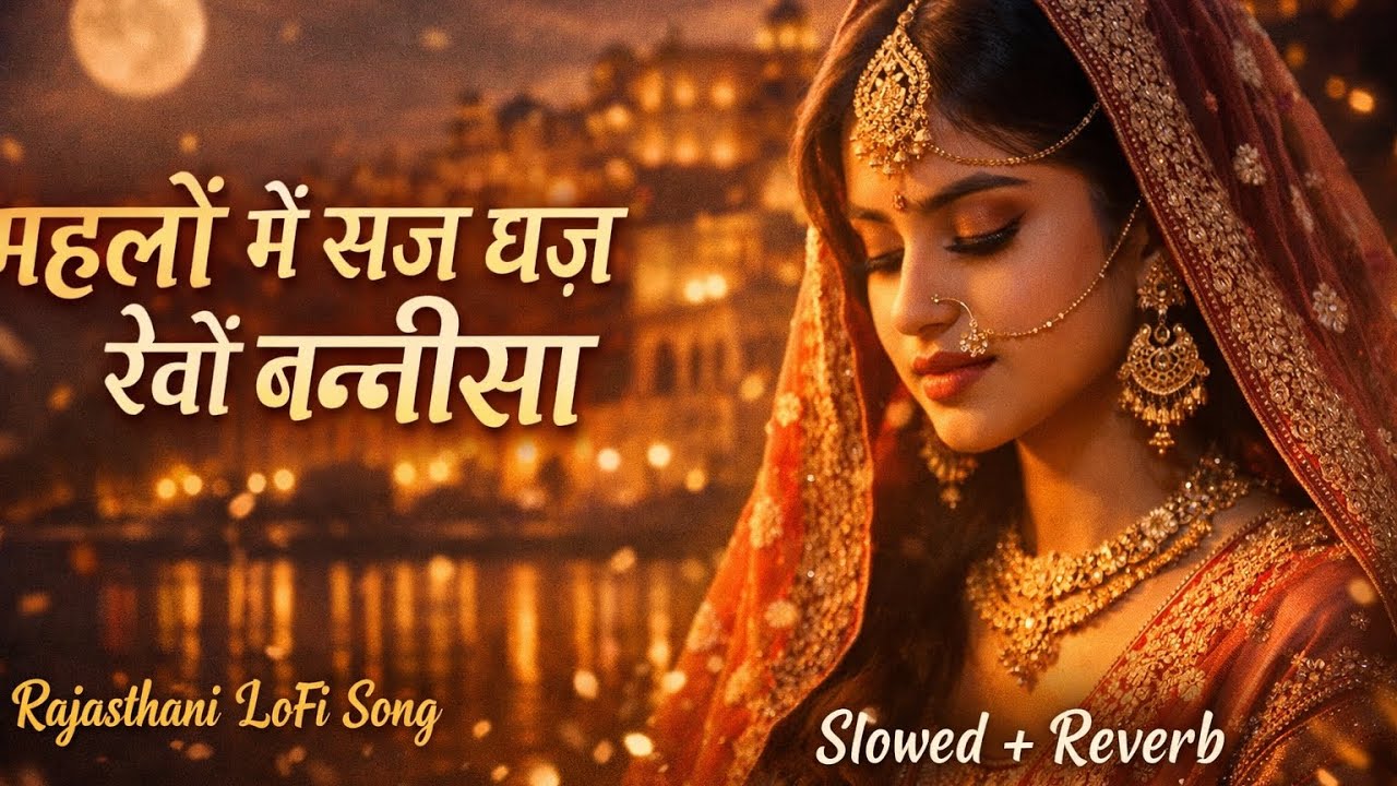 Mahlo Me Saj Dhaj Revo Bannisa (Slowed + Reverb) | Rajasthani LoFi Song | Romantic Rajputana Vibe