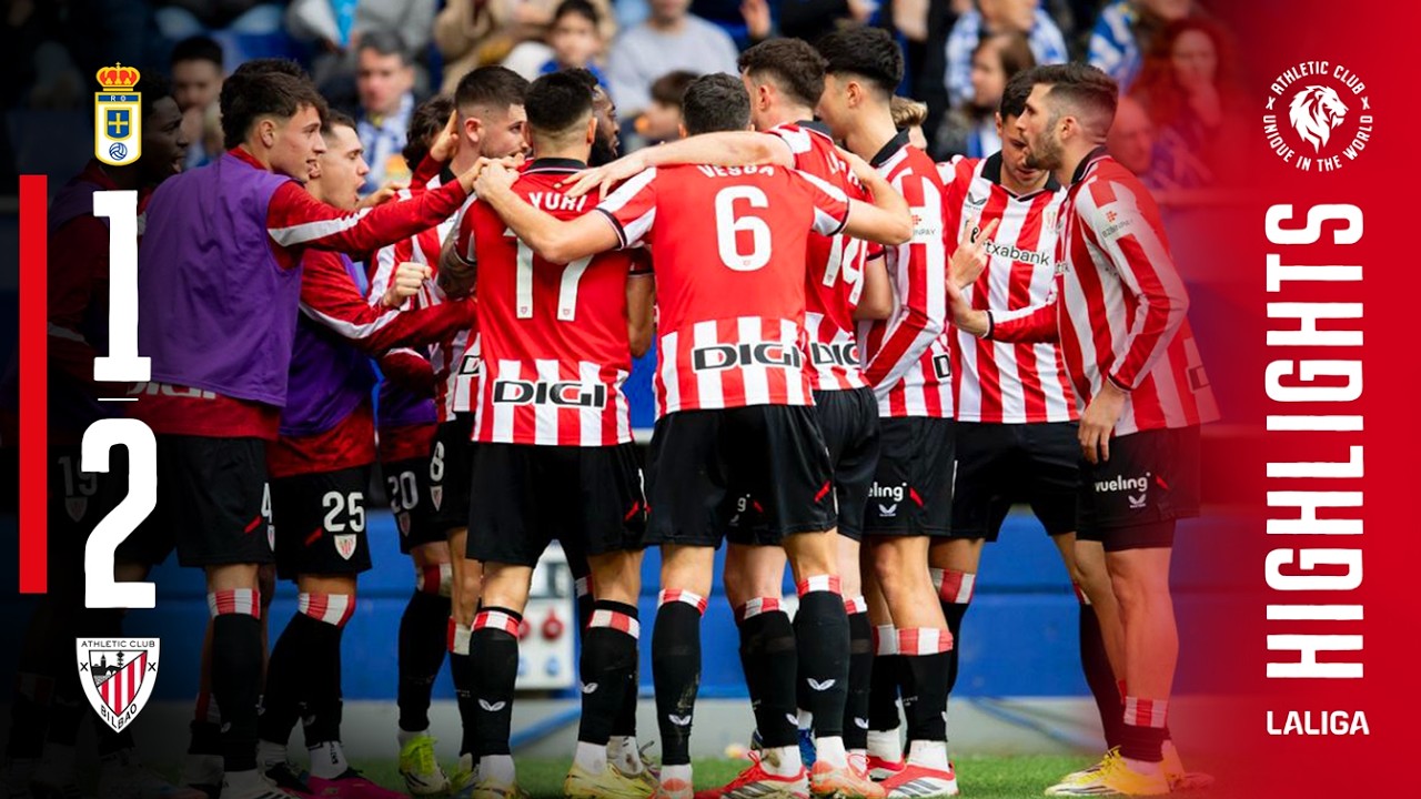HIGHLIGHTS | Real Oviedo 1-2 Athletic Club | LaLiga EA Sports 2025/26 MD24