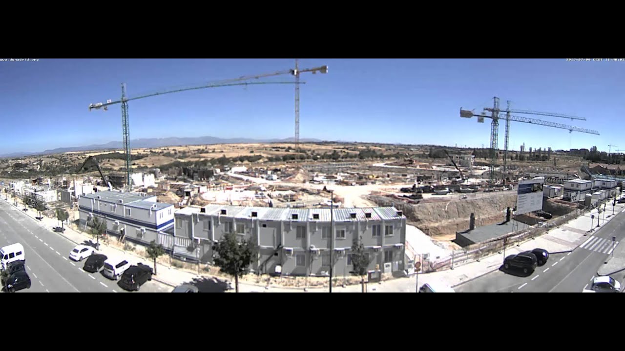 Deutsche Schule Madrid Colegio Alemán - Timelapse Neubau