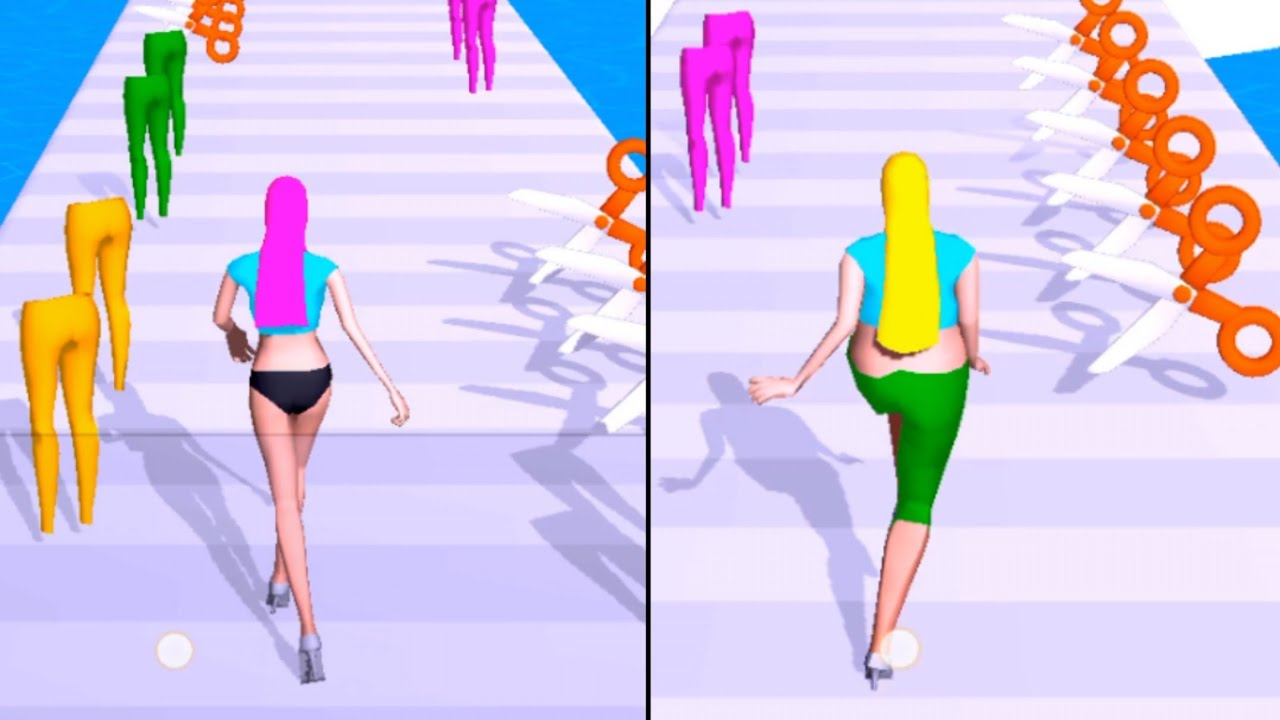 Forward vs Reverse Gaming in Choice Run 3D | All Levels Gameplay