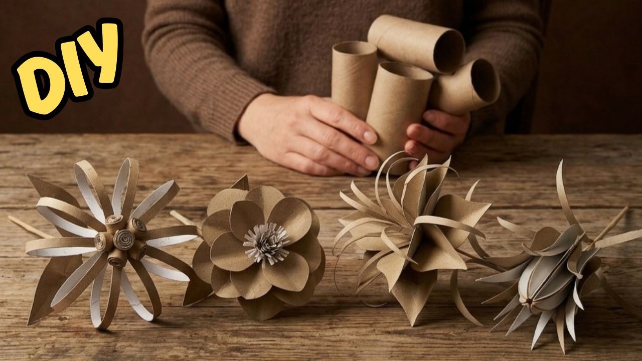 🌺 Who Knew Toilet Paper Rolls Could Look THIS Beautiful 🌺 Easy DIY Decoration Anyone Can Make 🌺