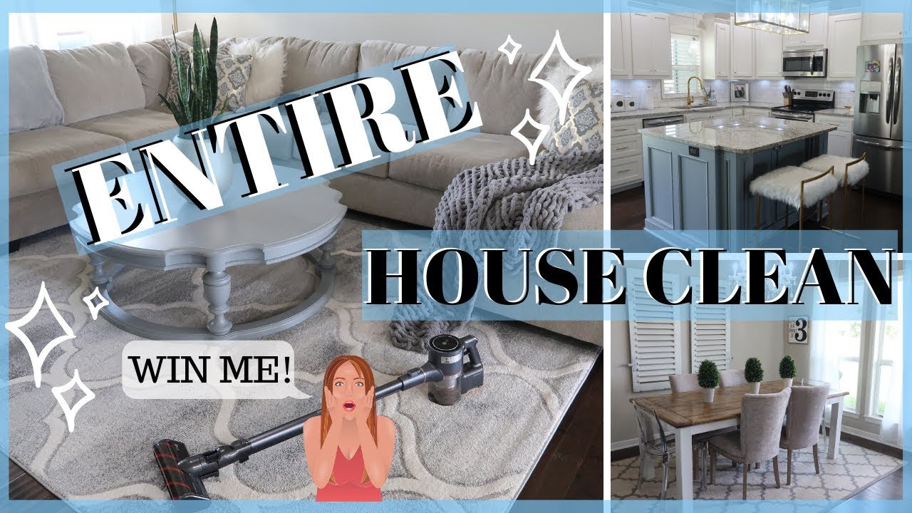 ENTIRE HOUSE CLEAN | HUGE GIVEAWAY | CLEAN WITH ME
