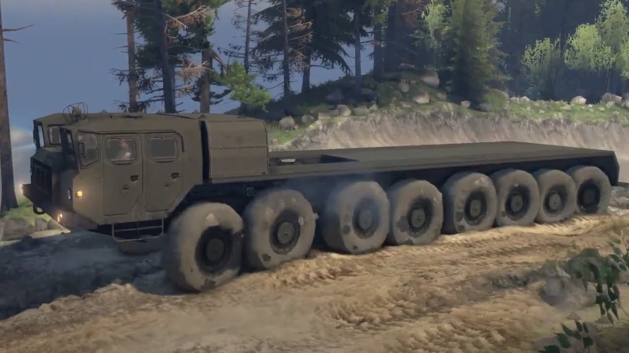 Maz-7410 16x16 Off Road SpinTires Freeride/Walkthrough/Gameplay HD 1080p