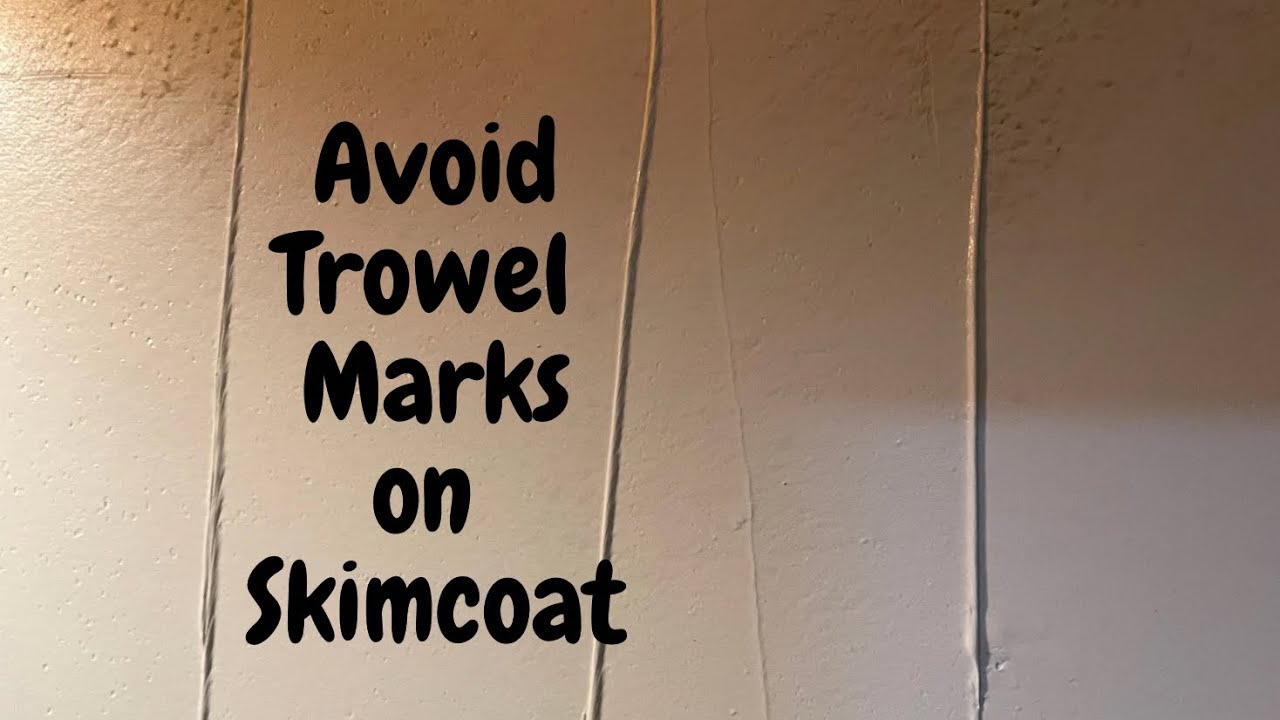 How to Avoid Lap Marks When Skimcoating - Spencer Colgan