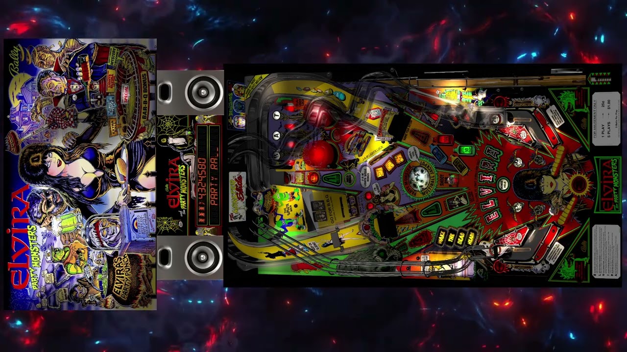 New Update Elvira and the Party Monsters Bally 1989 BigusMOD 2.3