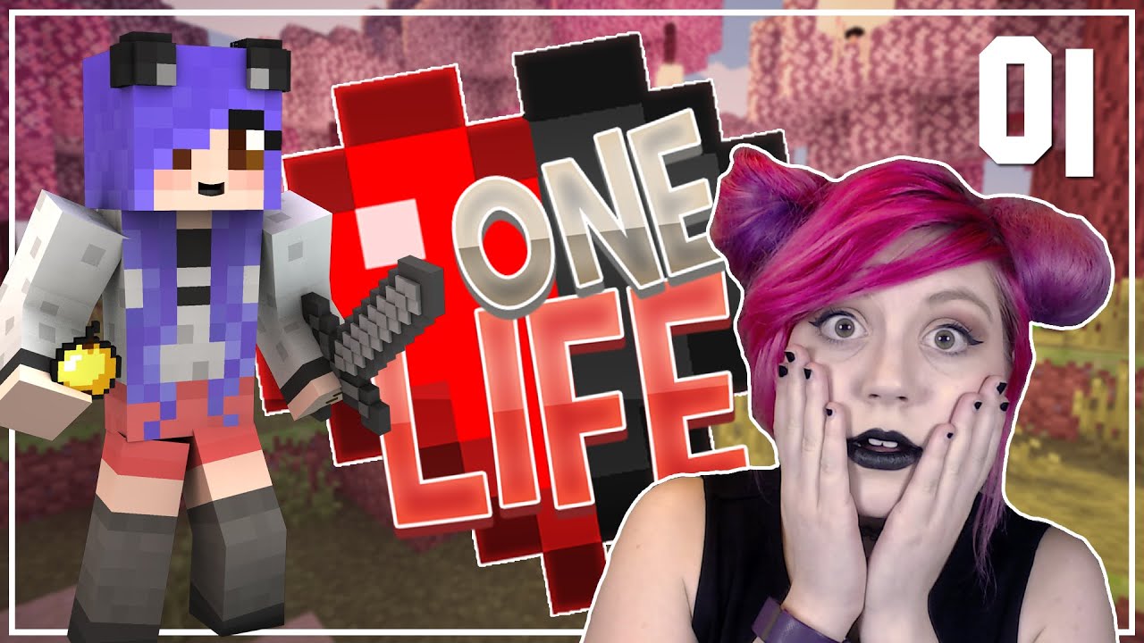 Minecraft | One Life: My First Day! [1] | Mousie & Shubble
