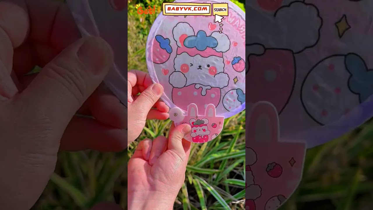 Is Your Baby Sweating in the Stroller? Portable Foldable Hand Fan Keeps Them Cool! #HandFan