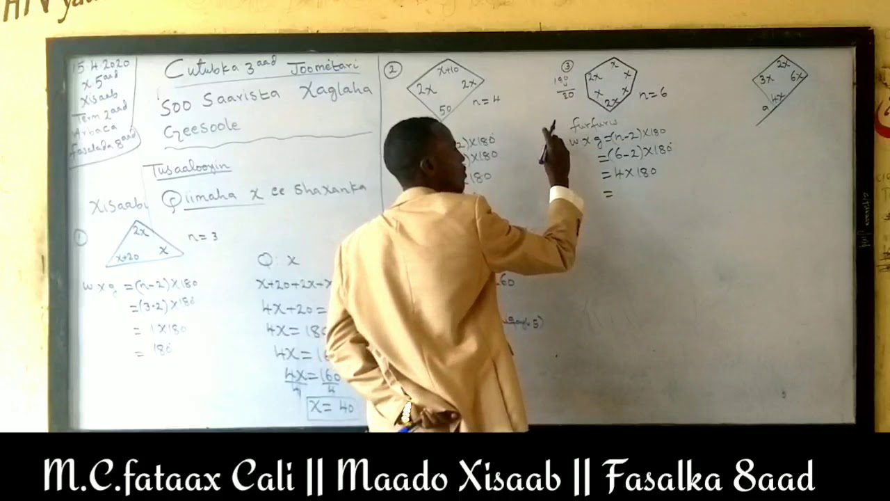 Cutubka 3aad Joometari x:5aad Online Soo Saarista Xagasha Geesoolaha