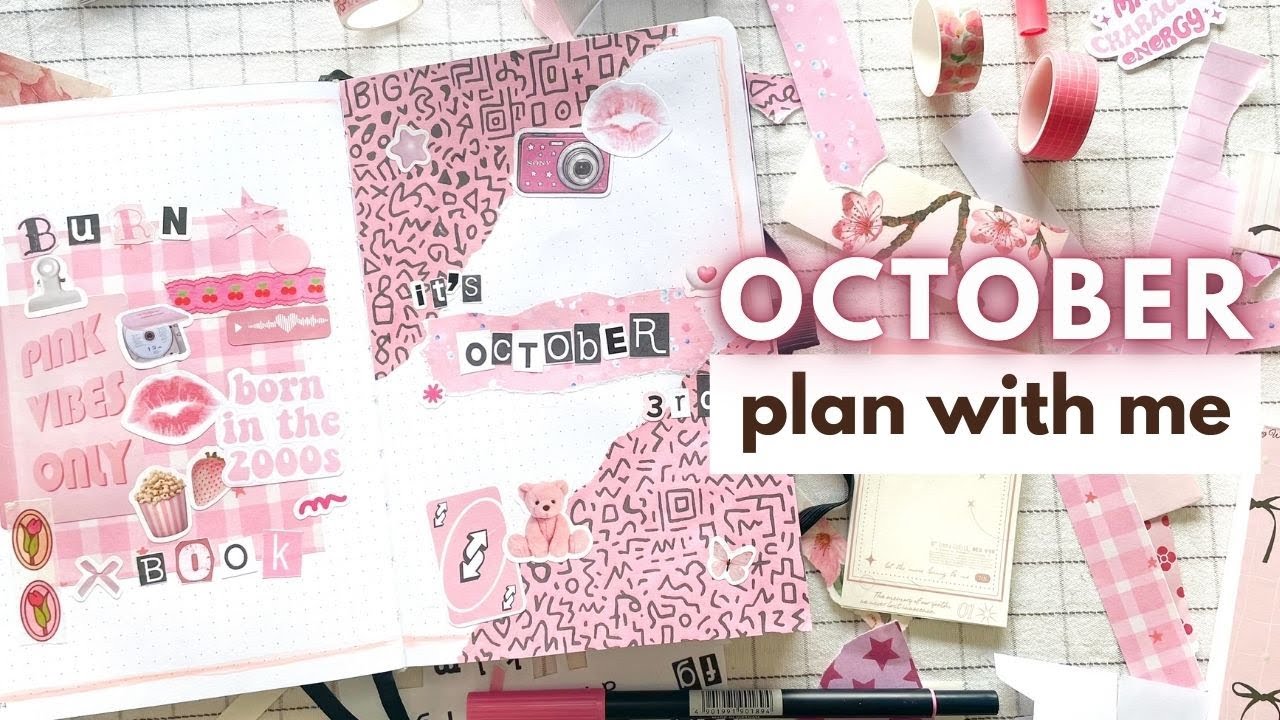 October 2025 Bullet Journal Setup | Plan With Me 💄👠