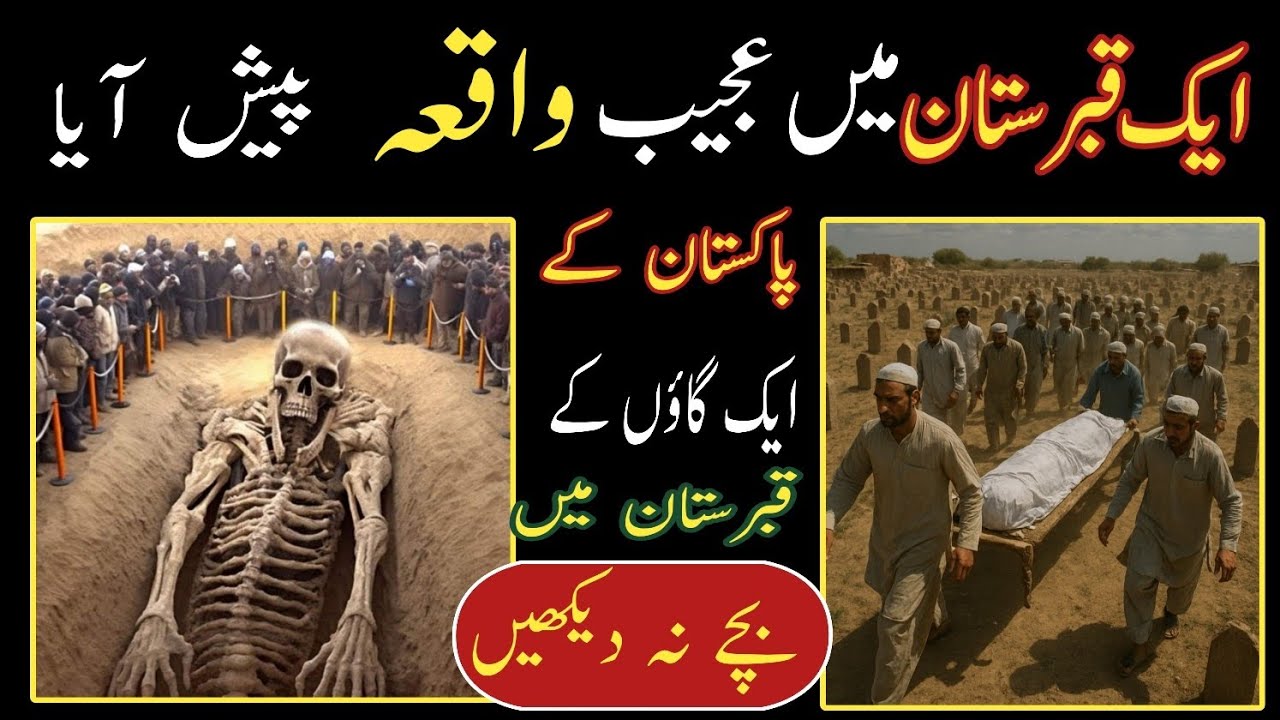 Ek Qabristan Mein Ajib Waqia | Qabar Ka Haal | Pakistan News/قبر کا عجیب واقعہ مسلمانوں خدا کا خوف