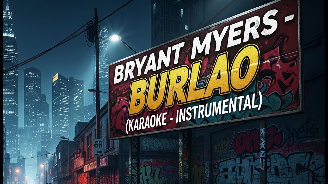 Bryant Myers - Burlao (KARAOKE - LETRA)