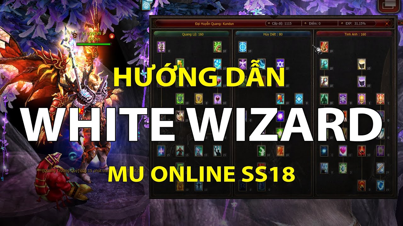 Hướng dẫn chi tiết cách tăng Master 3 cho Kundun Mephis - Light Wizard | MU Tiên Phong Season 18