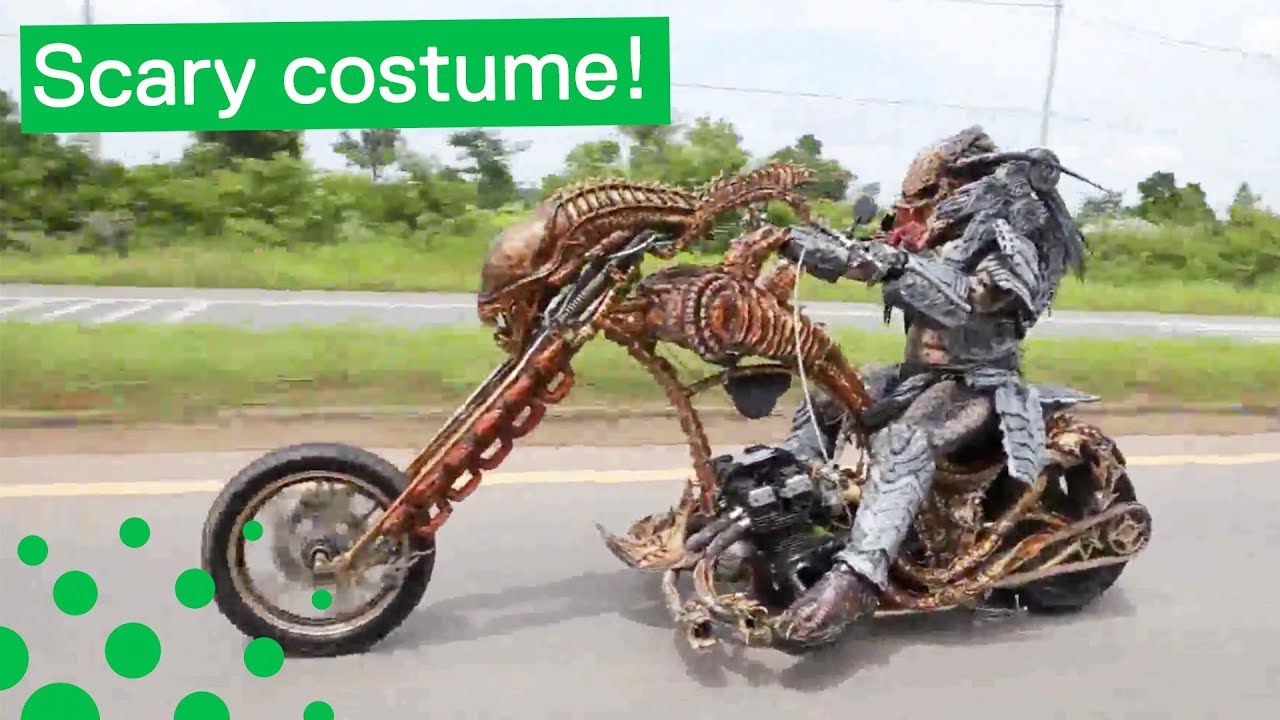 Real Life Predator on Motorbike in Thailand