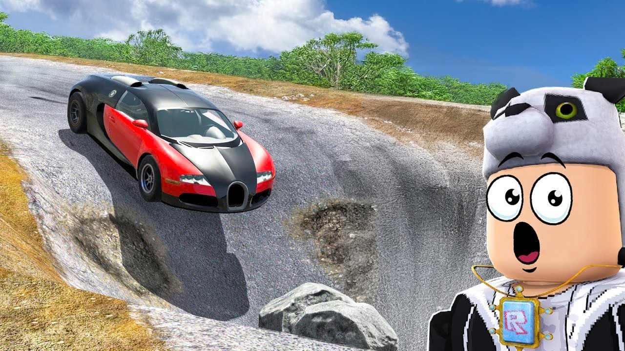 Araba vs Derin Çukurlar ! Beamng Drive