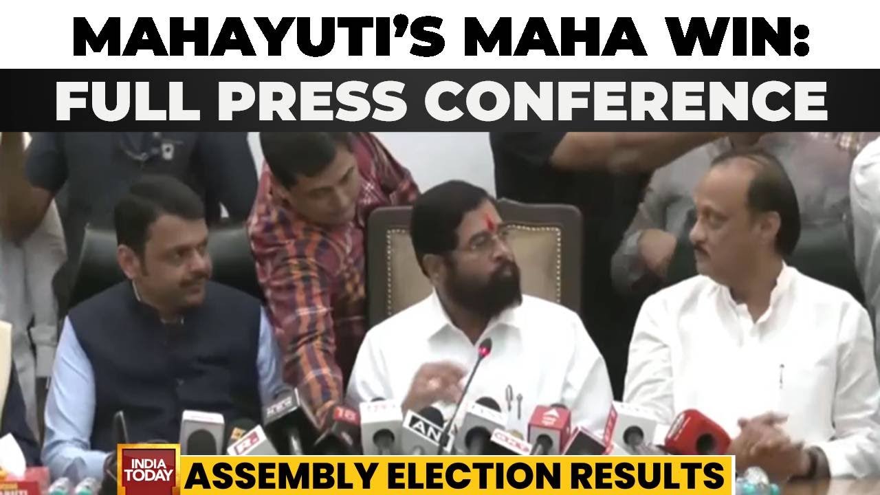 Mahayuti Achieves Historic Victory In Maharashtra Elections | Full Press Conference | India Today