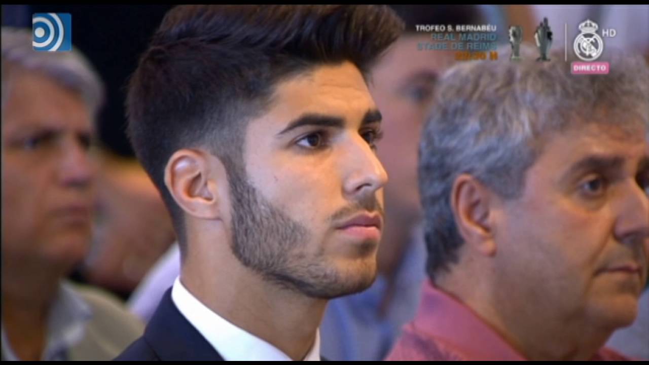 Marco Asensio se emociona en su presentación como jugador del Real Madrid