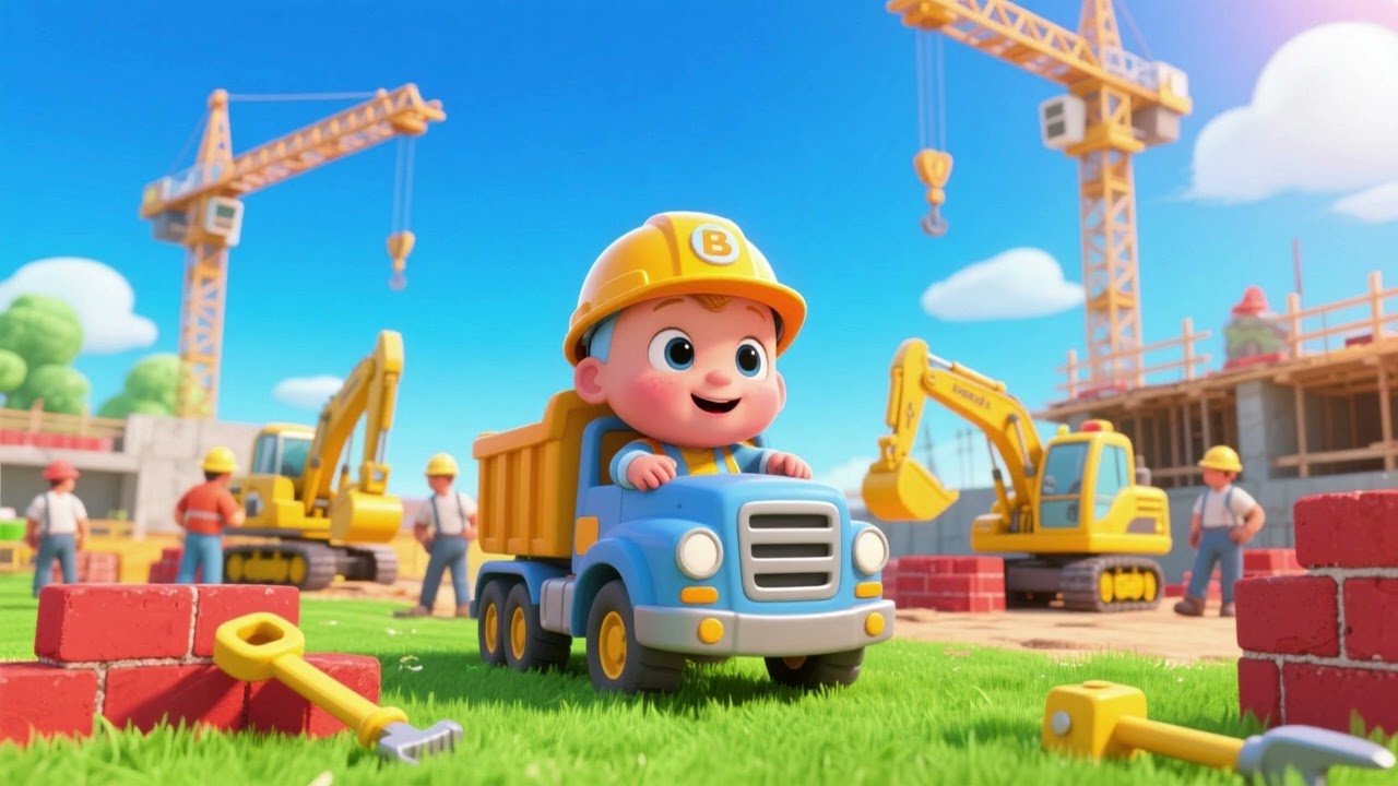 Baby Truck&rsquo;s Busy Construction Adventure | Nursery Rhymes & Kids Songs for Children