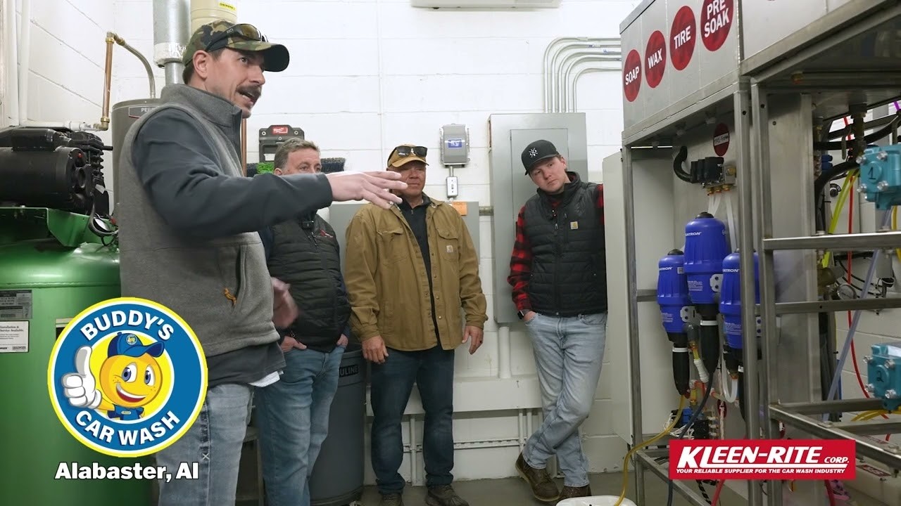 Kleen-Rite Visits Buddy's Car Wash in Alabaster, Alabama