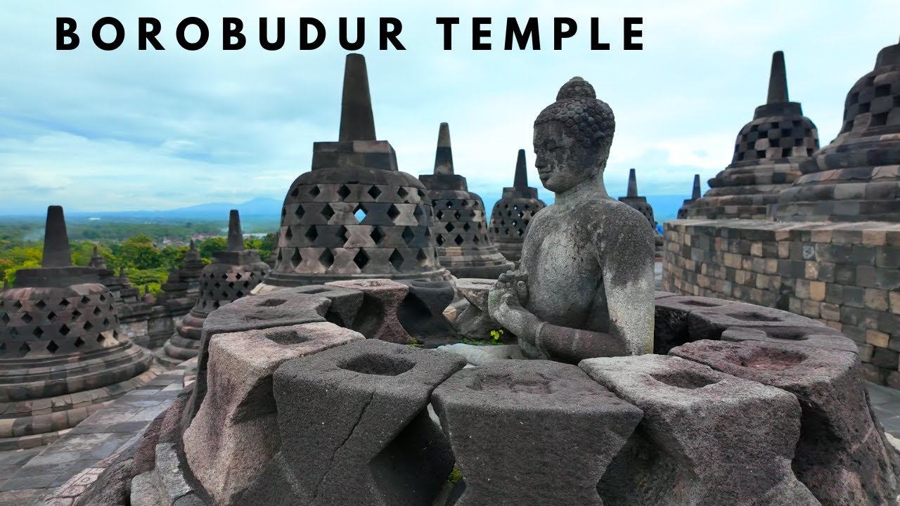 This Ancient Temple Feels Unreal… Borobudur Walking Tour [4K]