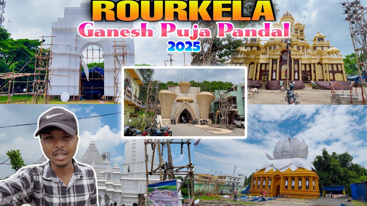 ICONIC Ganesh Puja Pandals in our Rourkela || Rourkela || 2025 