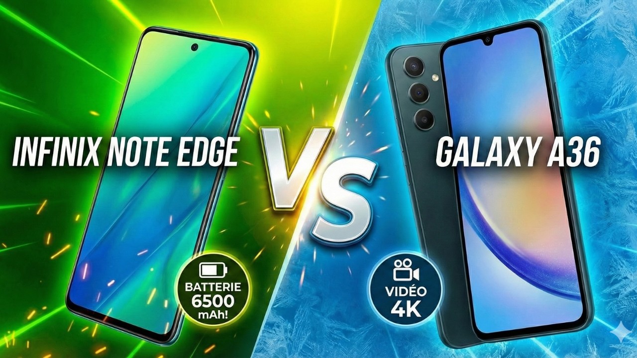 Infinix NOTE EDGE ou Samsung Galaxy A36 ?