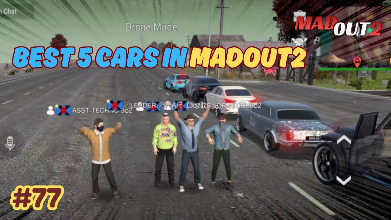 TOP 5 CARS UNDER 1 MILLION🔥MADOUT2 GAMEPLAY #77