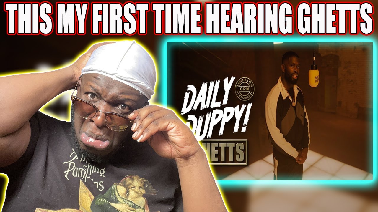 AMERICAN RAPPER REACTS TO | Ghetts - Daily Duppy | GRM Daily #5MilliSubs (REACTION)