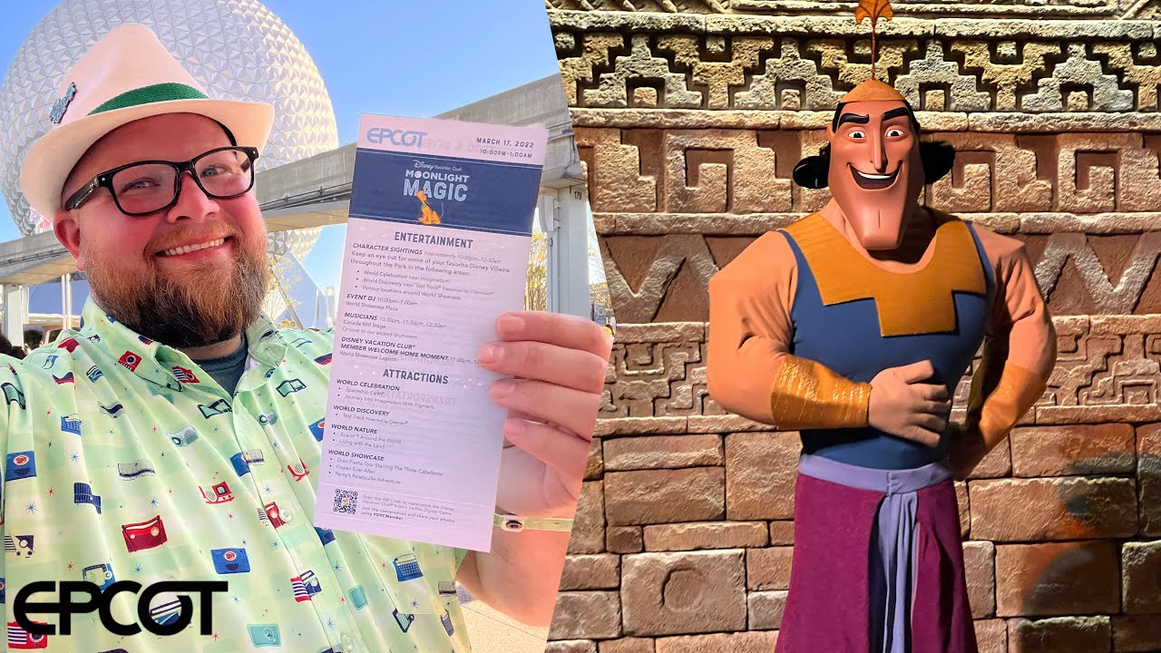 Epcot Moonlight Magic 2022 | RARE Disney Characters & FREE Popcorn Buckets | Walt Disney World