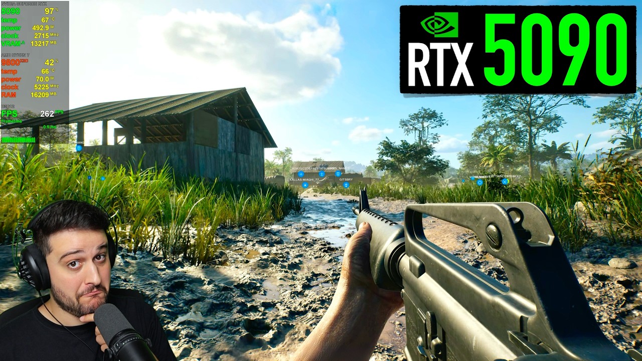 RTX 5090 &mdash; Hell Let Loose: Vietnam &mdash; UE5 без фризов?!