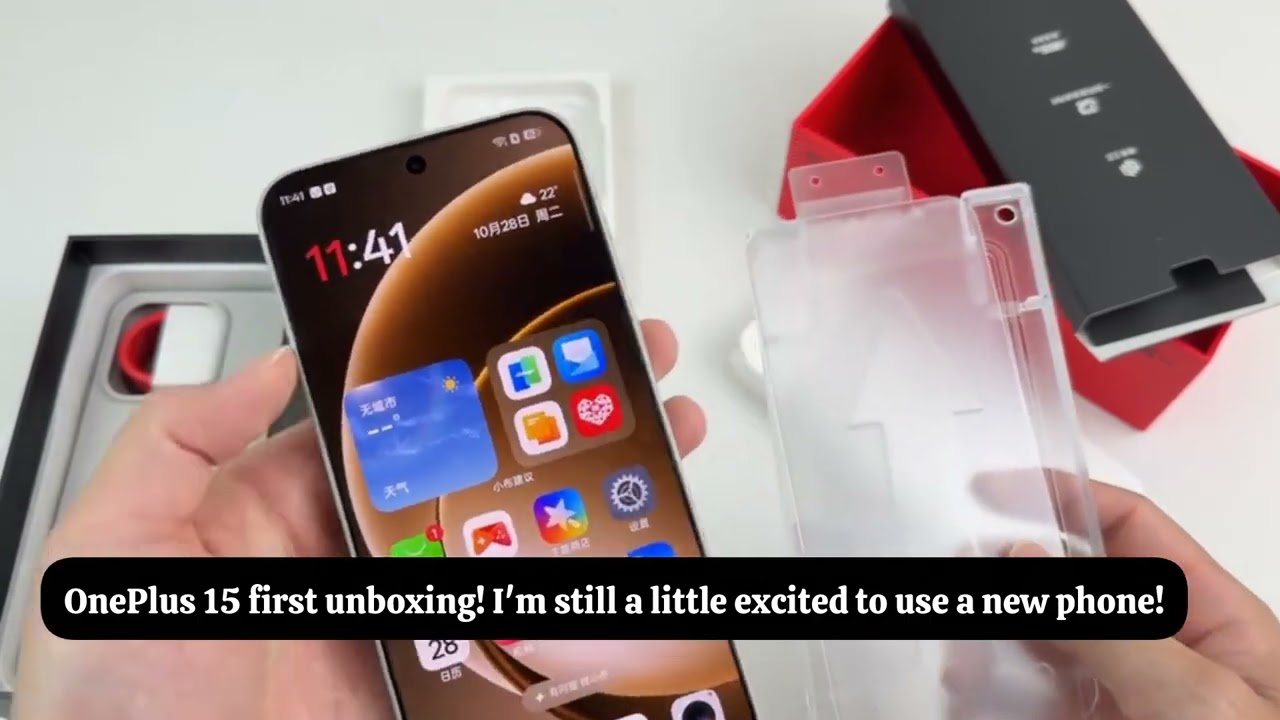 Распаковка и полный обзор OnePlus 15!
