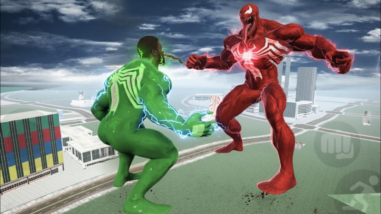 RED VENOM vs GREEN VENOM 😈🔥 | City Destroyed? | Indian Bike Driving 3D