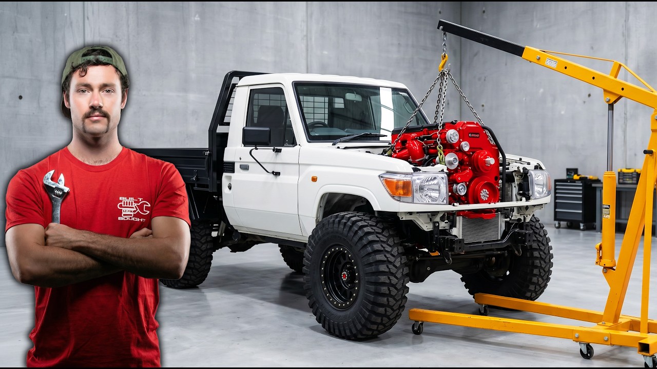 Установка 6BT CUMMINS в мой Land Cruiser 70-й серии (потому что могу...)