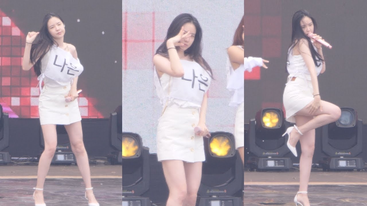 에이핑크 손나은 직캠 %% (EUNG EUNG) 리허설 Apink Naeun rehearsal fancam by Spinel