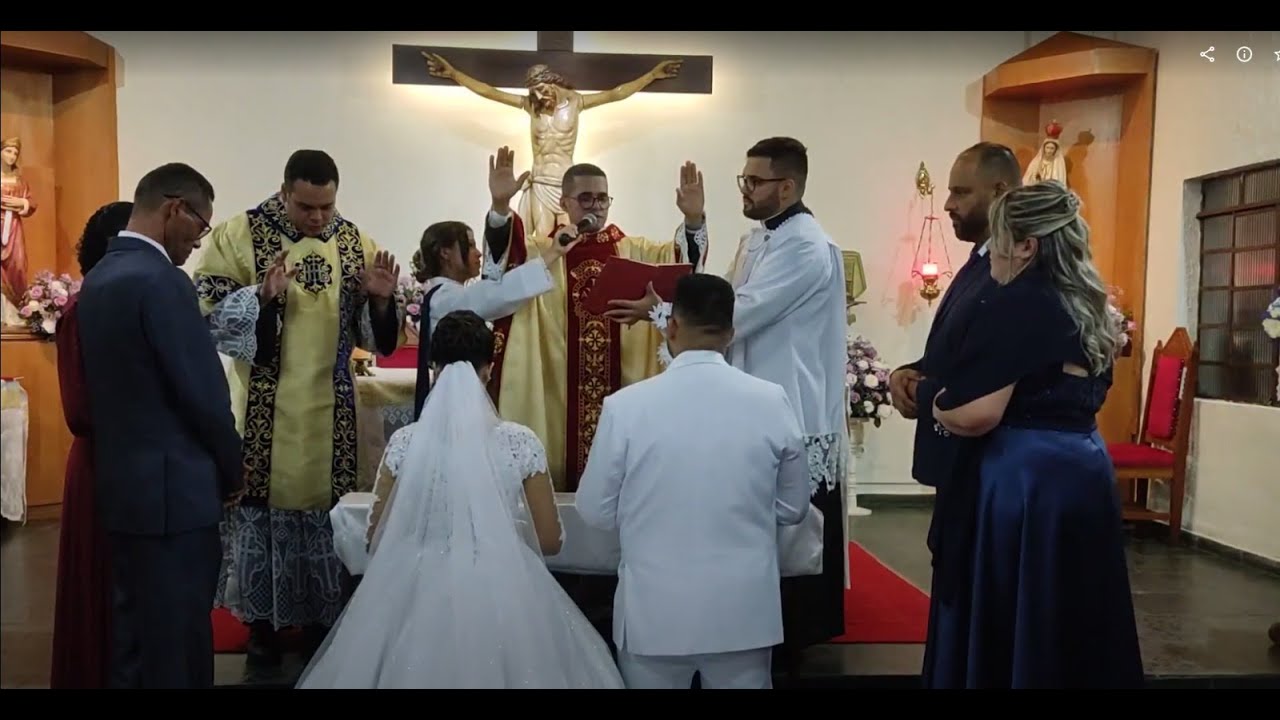 Casamento Luan & Anna - Santa Missa com Ritual do Matrimônio
