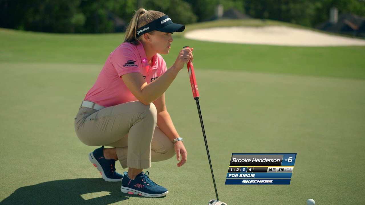 Рекламный ролик Skechers GO Golf с Брук Хендерсон, посвященный игре в гольф 