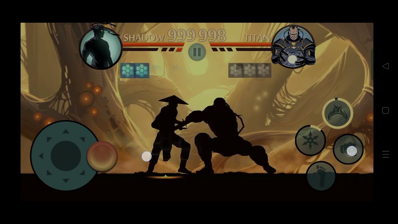 Shadow fight 2: hermit vs titan darkshades series 