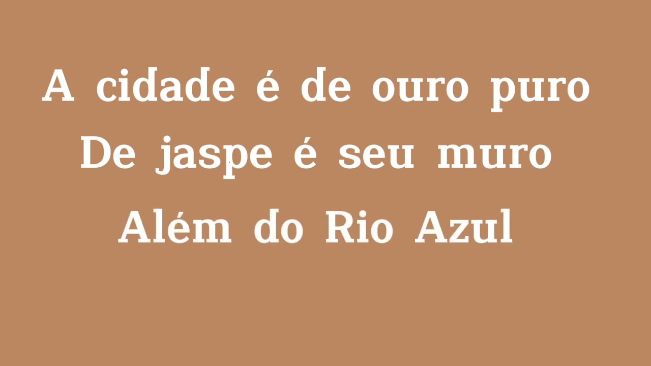 Al&eacute;m do Rio Azul - Julia Vit&oacute;ria Playback com letra (1 Tom Abaixo)