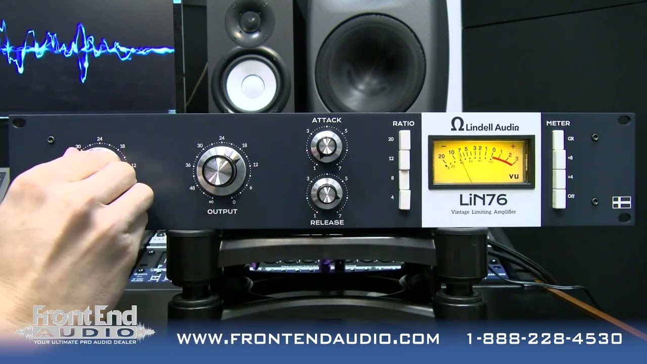 Lindell Audio LiN 76 Vintage Limiting Amplifier - DEMO at Front End Audio