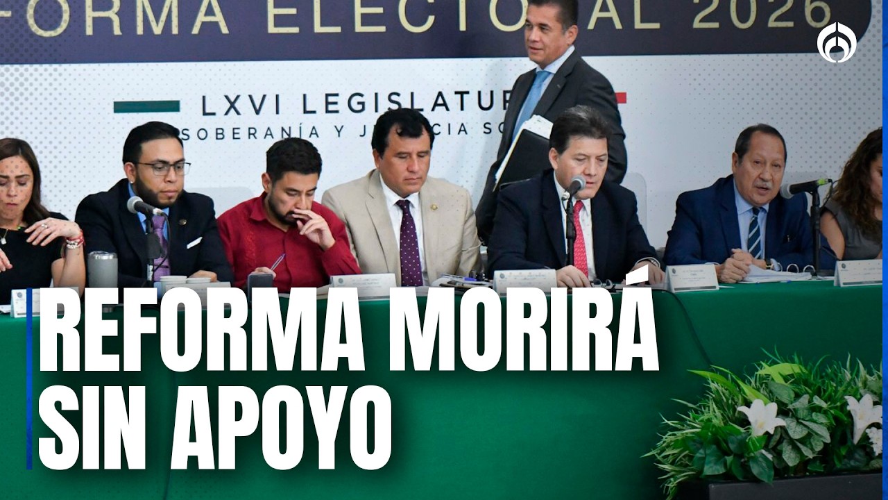 Reforma electoral se complica: ni PT ni Verde acompañan a Morena